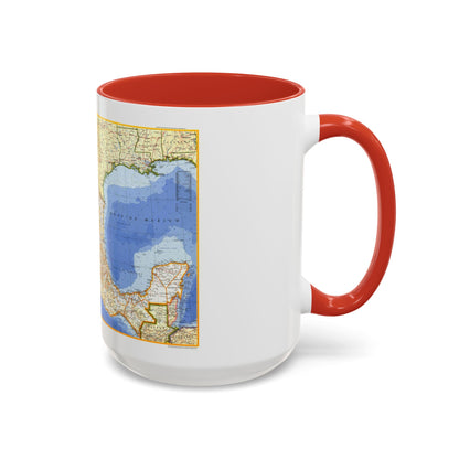 Central America - Mexico (1973) (Map) Accent Coffee Mug