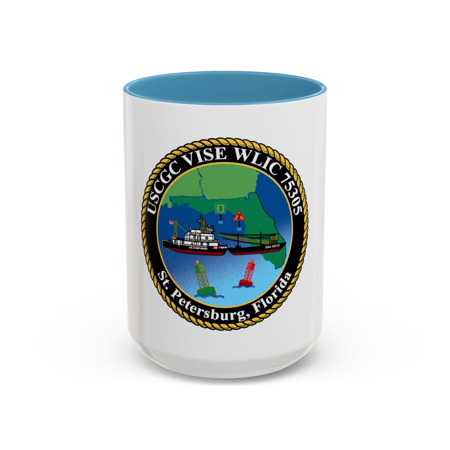 USCGC VISE WLIC 75305 (U.S. Coast Guard) Accent Coffee Mug