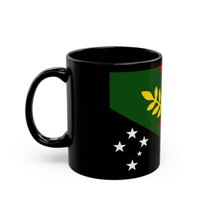 Flag of Chimbu Papa New Guinea - Black Coffee Mug-Go Mug Yourself