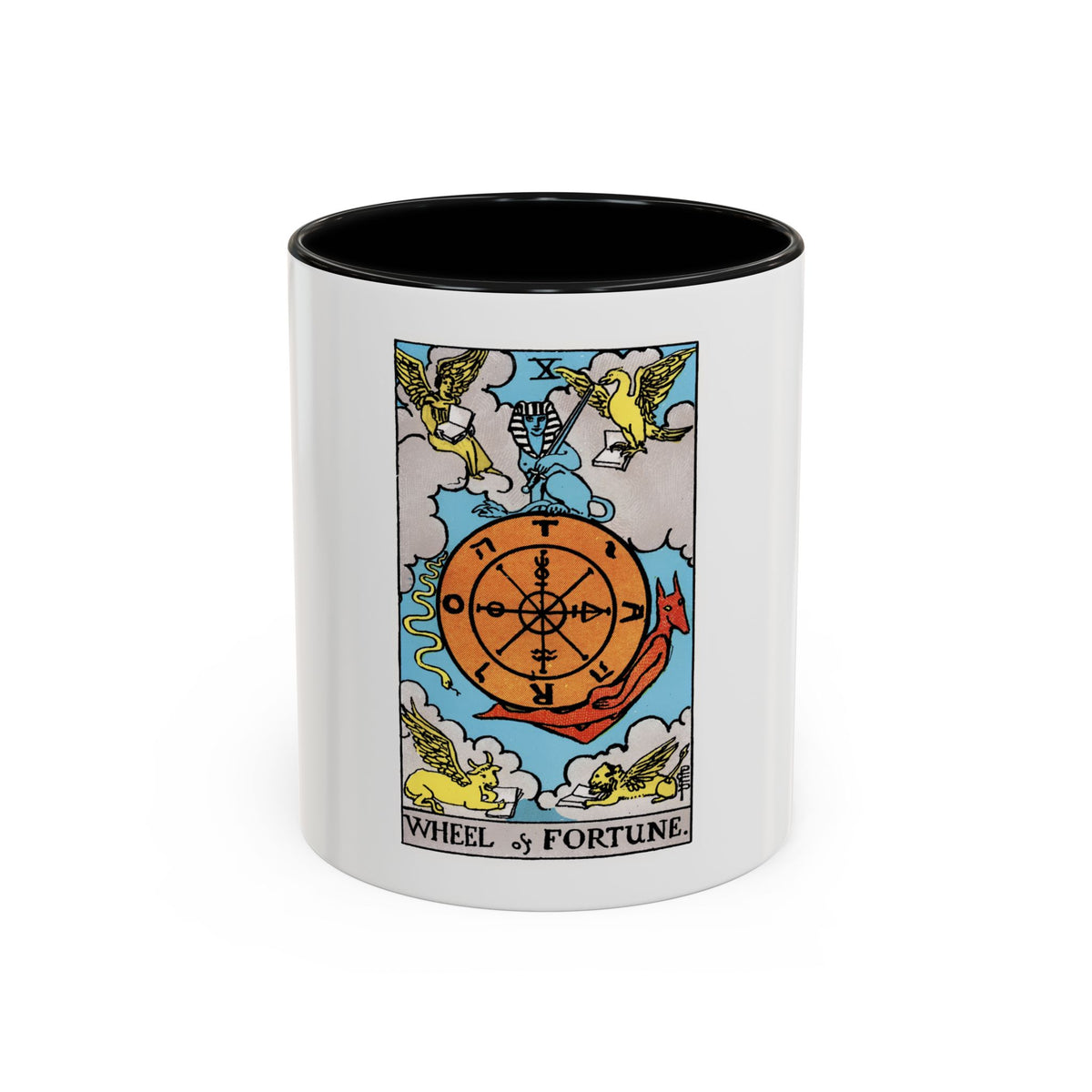 Wheel of Fortune (Tarot Card) Accent Coffee Mug