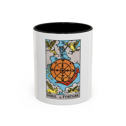 Wheel of Fortune (Tarot Card) Accent Coffee Mug