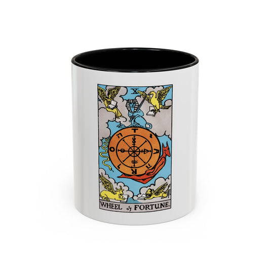 Wheel of Fortune (Tarot Card) Accent Coffee Mug