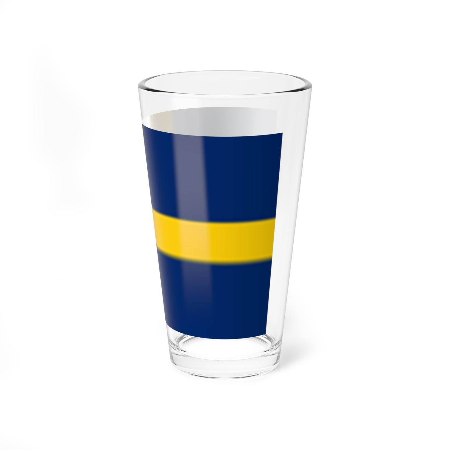 Flag of Sweden pre-1906 (Estonia) Pint Glass 16oz
