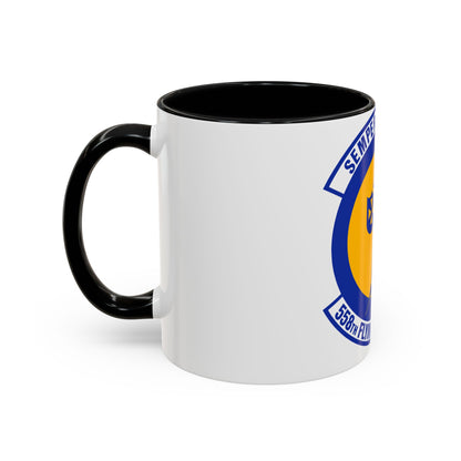 558 Flying Training Squadron AETC (U.S. Air Force) Accent Coffee Mug