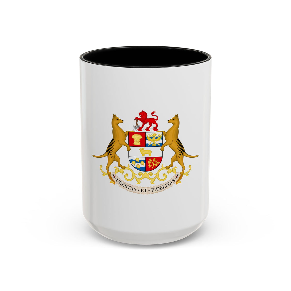 Coat of arms of Tasmania - Accent Coffee Mug