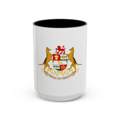 Coat of arms of Tasmania - Accent Coffee Mug