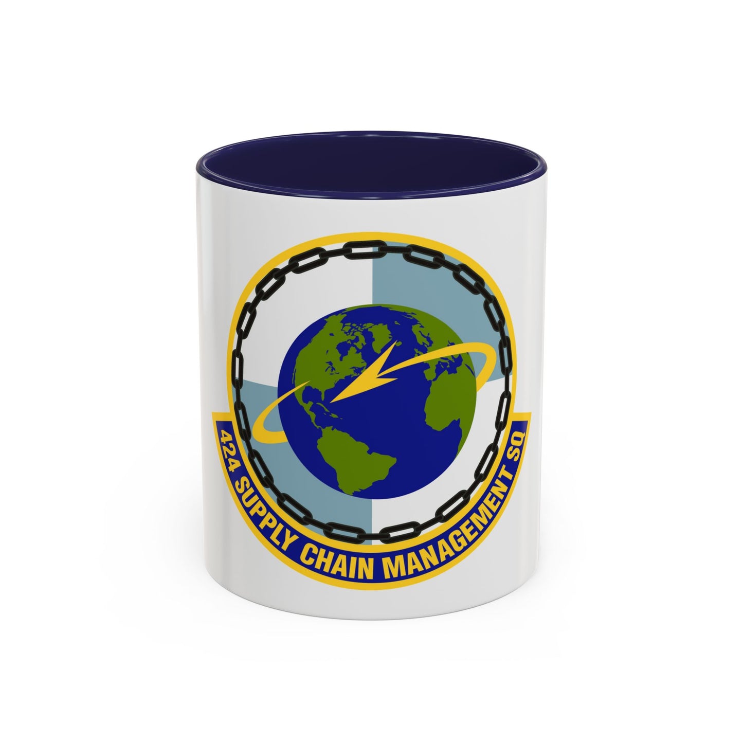 424th Supply Chain Management Squadron (U.S. Air Force) Accent Coffee Mug