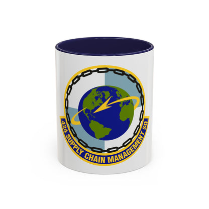 424th Supply Chain Management Squadron (U.S. Air Force) Accent Coffee Mug
