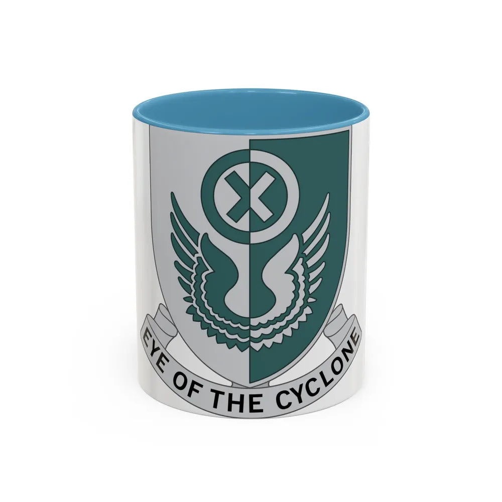 238 Aviation Regiment (U.S. Army) Accent Coffee Mug-11oz-Light Blue-Go Mug Yourself