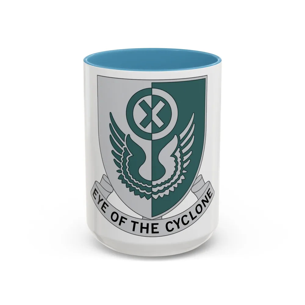 238 Aviation Regiment (U.S. Army) Accent Coffee Mug-15oz-Light Blue-Go Mug Yourself