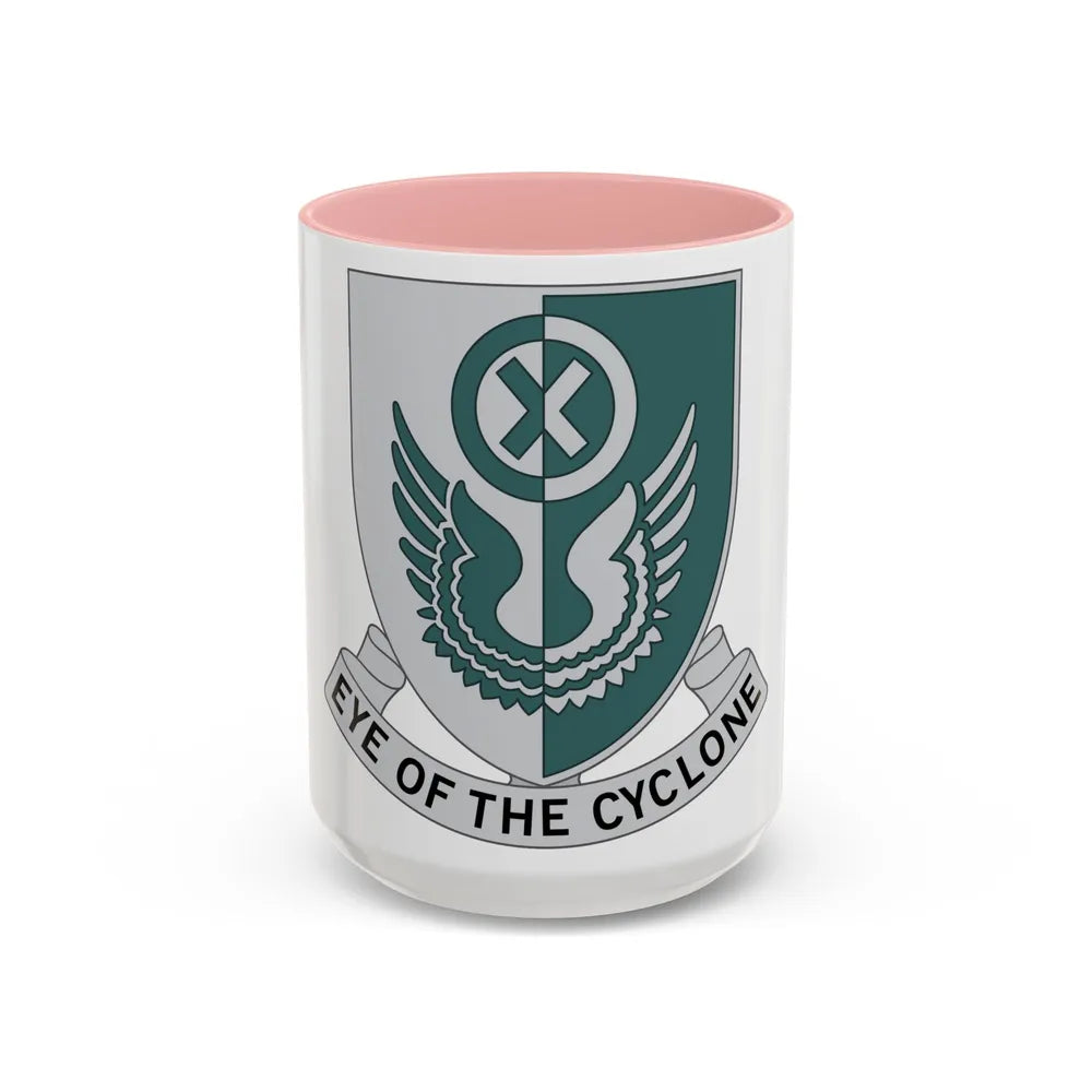 238 Aviation Regiment (U.S. Army) Accent Coffee Mug-15oz-Pink-Go Mug Yourself