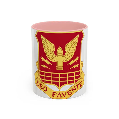 238 Cavalry Regiment (U.S. Army) Accent Coffee Mug-11oz-Pink-Go Mug Yourself