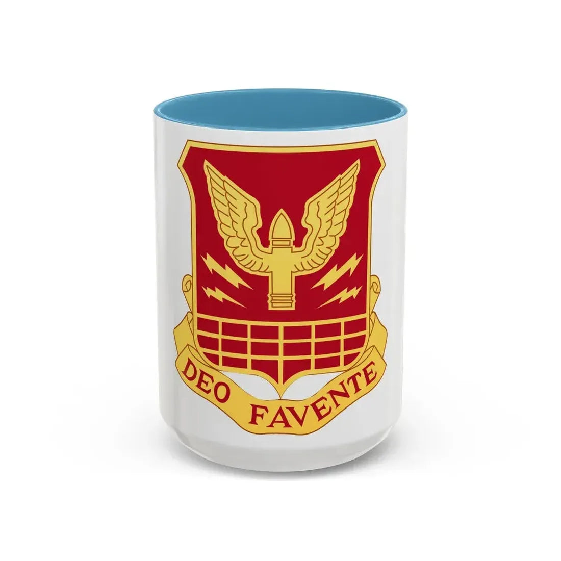 238 Cavalry Regiment (U.S. Army) Accent Coffee Mug 15oz Light Blue - Go Mug Yourself