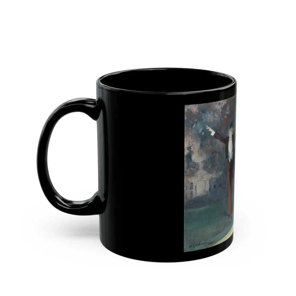 Curtain Call, 1925 - Black Coffee Mug-Go Mug Yourself