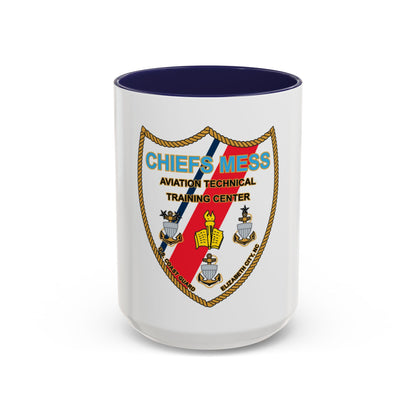 Chiefs Mess ATTC USCGC Elizabeth City NC (U.S. Coast Guard) Accent Coffee Mug