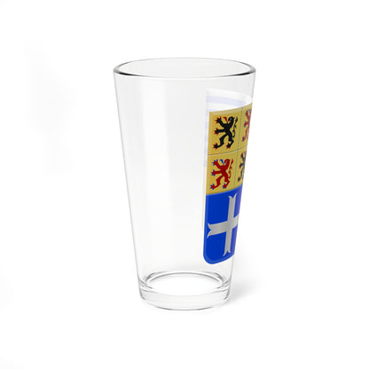 Manage wapen (Belgium) (Coat of Arms) Pint Glass 16oz