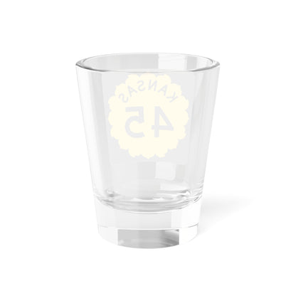 K-45 1962 (Kansas) (Road Sign) Shot Glass 1.5oz