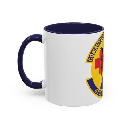 423d Medical Squadron (U.S. Air Force) Accent Coffee Mug