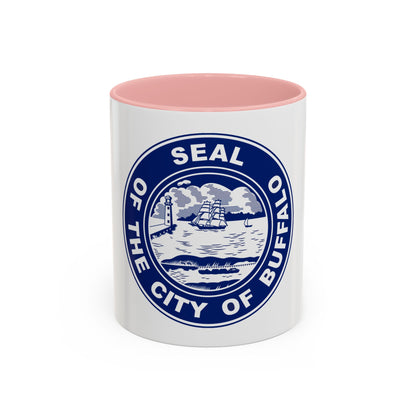 Seal of Buffalo New York - Accent Coffee Mug