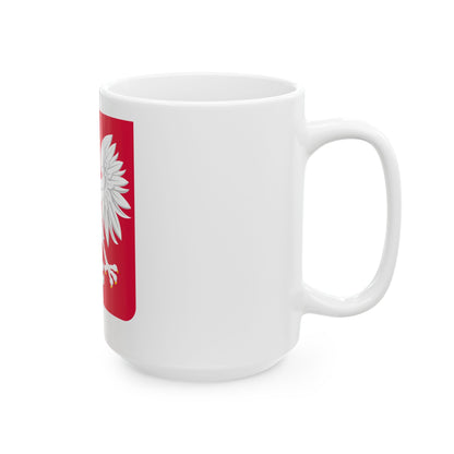 Coat of arms of Poland (1980-1990) - White Coffee Mug