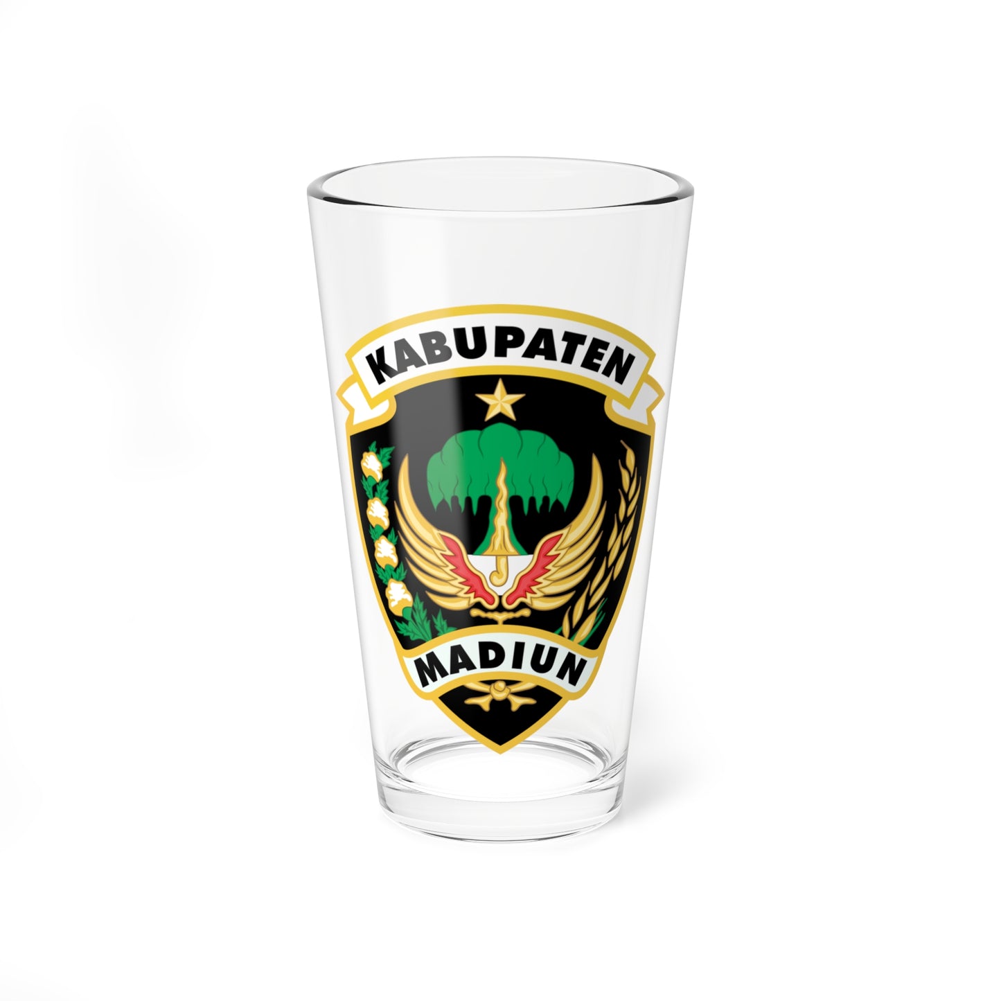 Seal of Madiun Regency (Indonesia) (Coat of Arms) Pint Glass 16oz