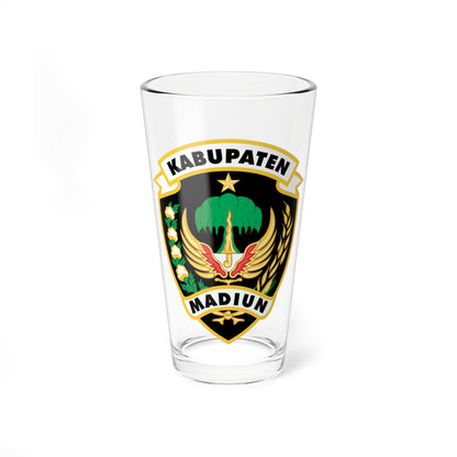 Seal of Madiun Regency (Indonesia) (Coat of Arms) Pint Glass 16oz