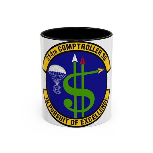 314th Comptroller Squadron (U.S. Air Force) Accent Coffee Mug