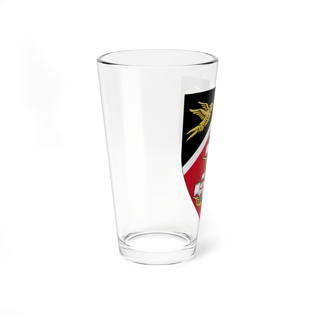 Insigne Trinitatis et Tobaci (Trinidad and Tobago) (Coat of Arms) Pint Glass 16oz