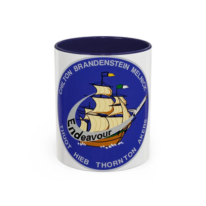 STS 49 (NASA) Accent Coffee Mug-11oz-Navy-Go Mug Yourself