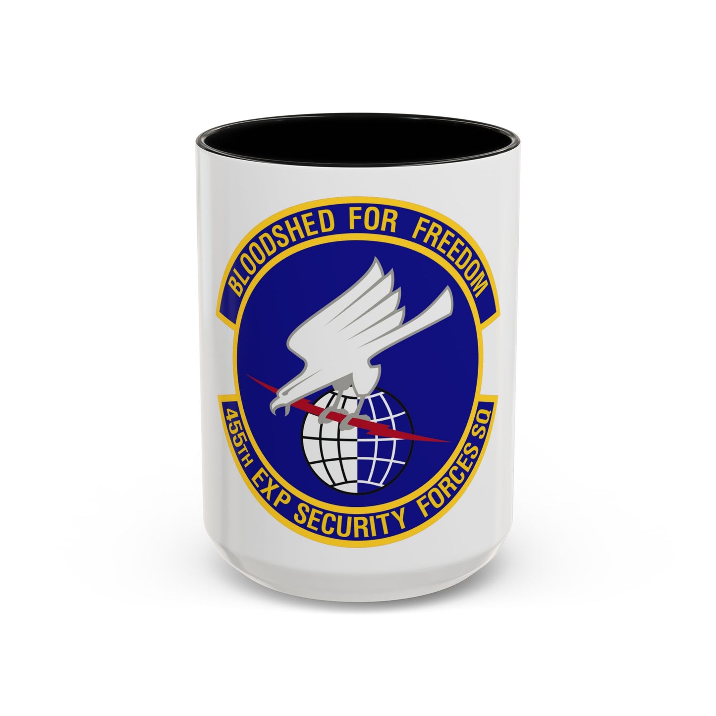 455th Expeditionary Security Forces Squadron (U.S. Air Force) Accent Coffee Mug
