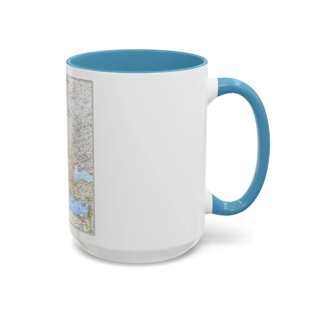 Europe (1969) (Map) Accent Coffee Mug-Go Mug Yourself