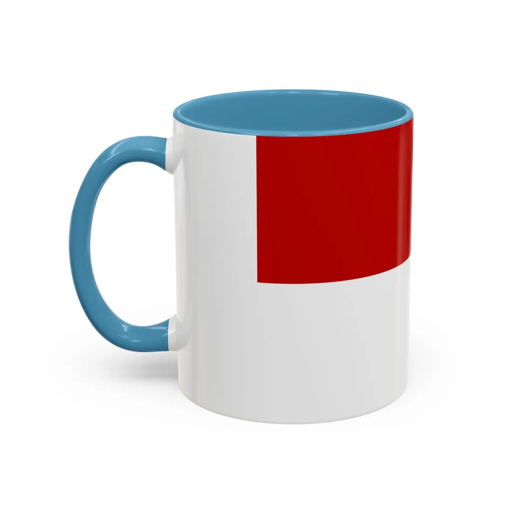 Flag of Gaeta Italy - Accent Coffee Mug-Go Mug Yourself