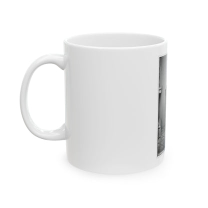 Portrait Of Commander Matthew F. Maury, Officer Of The Confederate Navy (U.S. Civil War) White Coffee Mug