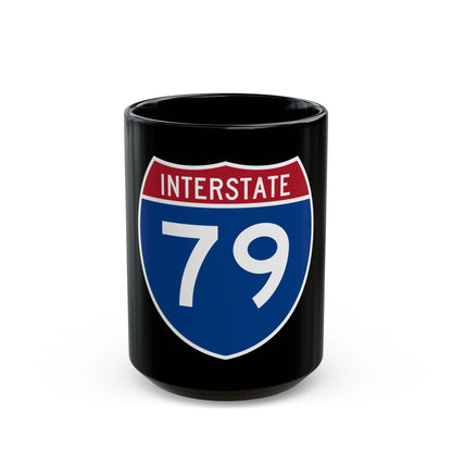 Interstate 79 (U.S. Highways) Black Coffee Mug