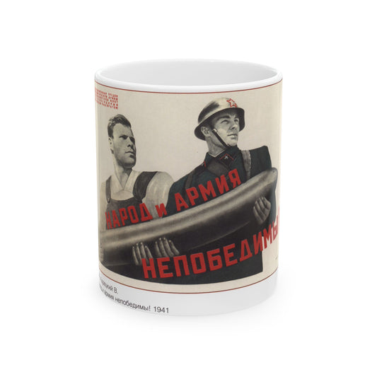 Soviet Era Poster 526 - White Coffee Mug