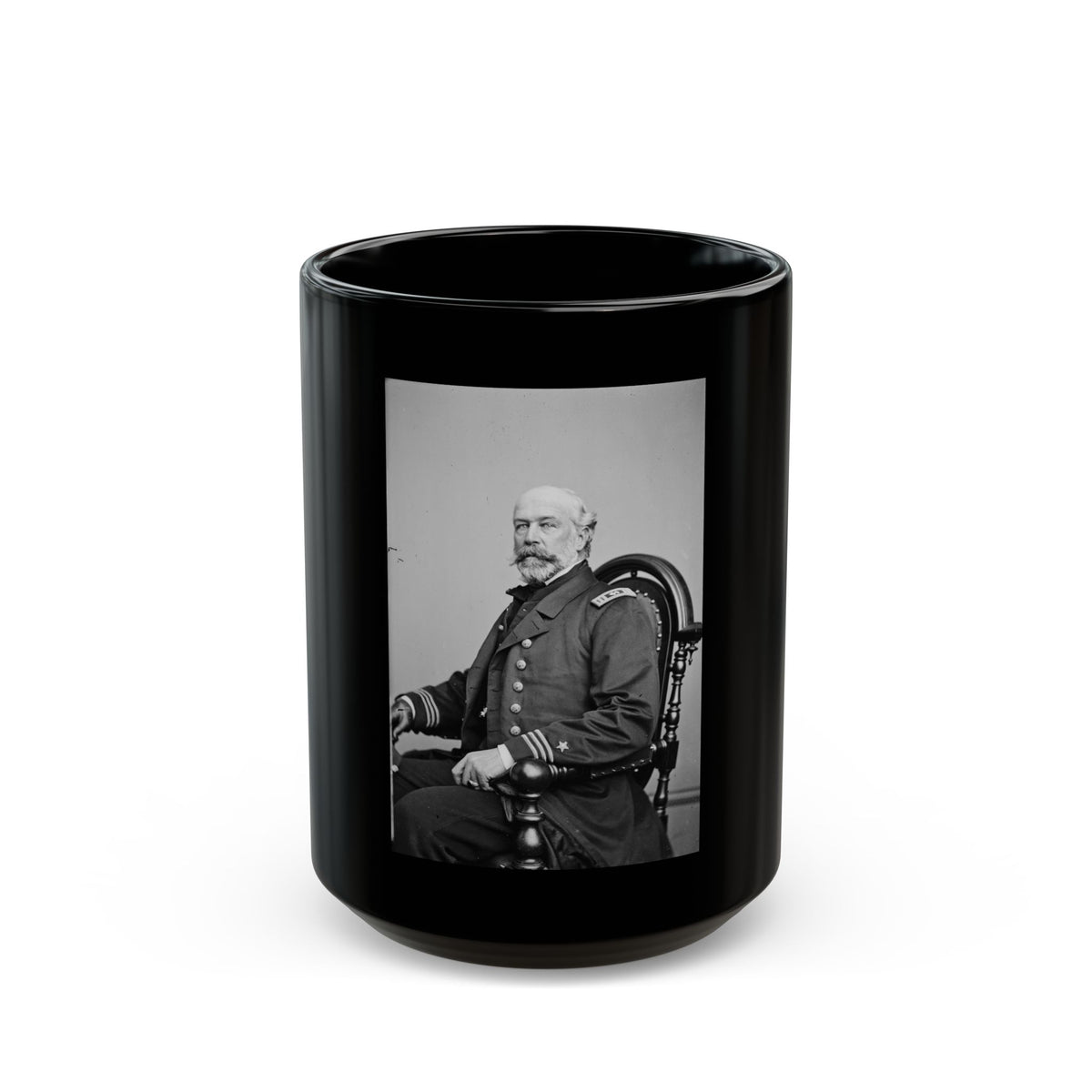 Act. Lt. Comm. Edward Conroy, Usn (U.S. Civil War) Black Coffee Mug