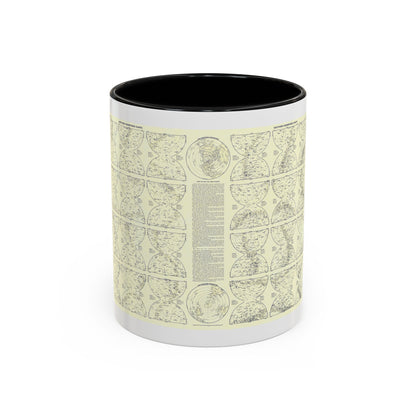Heavens, The 2 (1957) (Map) Accent Coffee Mug