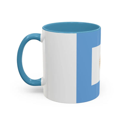 Naval Jack of Argentina - Accent Coffee Mug-Go Mug Yourself