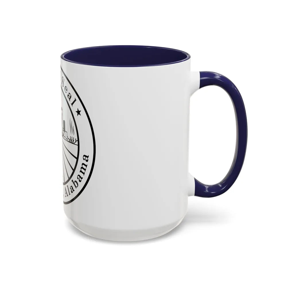 Seal of Birmingham Alabama - Accent Coffee Mug-Go Mug Yourself