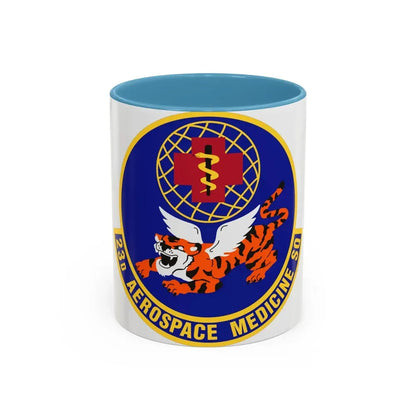 23d Aerospace Medicine Squadron (U.S. Air Force) Accent Coffee Mug 11oz Light Blue - Go Mug Yourself