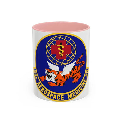 23d Aerospace Medicine Squadron (U.S. Air Force) Accent Coffee Mug 11oz Pink - Go Mug Yourself