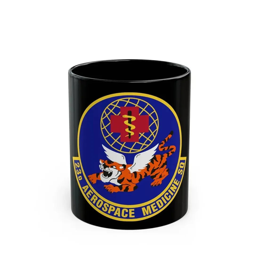23d Aerospace Medicine Squadron (U.S. Air Force) Black Coffee Mug 11oz - Go Mug Yourself