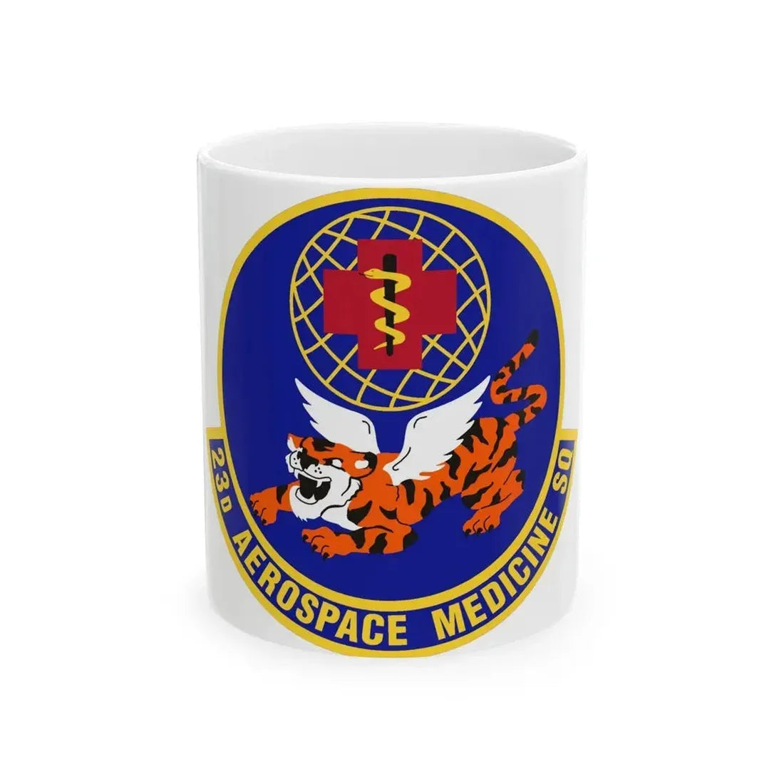 23d Aerospace Medicine Squadron (U.S. Air Force) White Coffee Mug 11oz - Go Mug Yourself