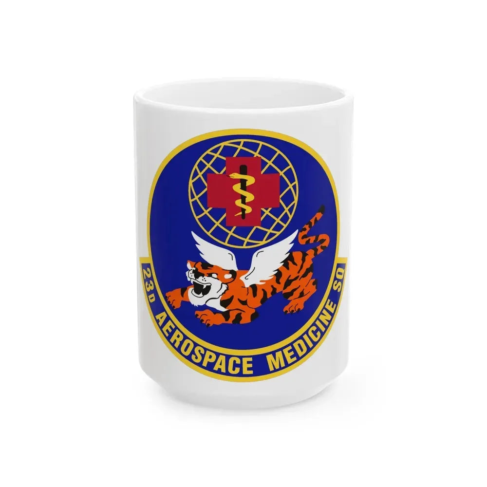 23d Aerospace Medicine Squadron (U.S. Air Force) White Coffee Mug 15oz - Go Mug Yourself