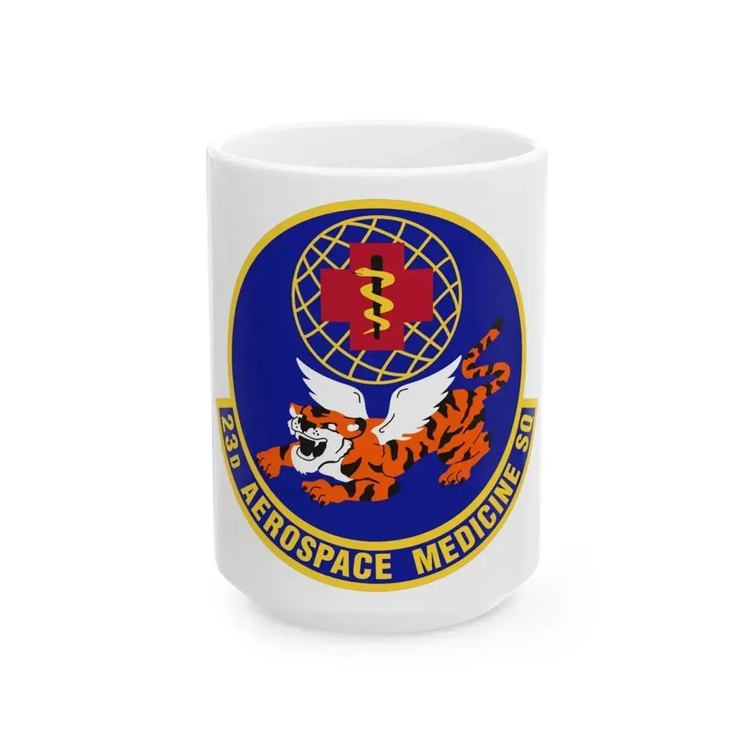 23d Aerospace Medicine Squadron (U.S. Air Force) White Coffee Mug 15oz - Go Mug Yourself