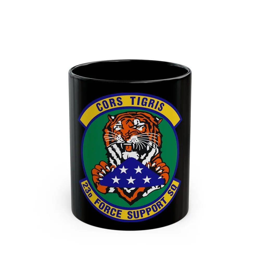 23d Force Support Squadron (U.S. Air Force) Black Coffee Mug-11oz-Go Mug Yourself