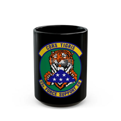 23d Force Support Squadron (U.S. Air Force) Black Coffee Mug-15oz-Go Mug Yourself