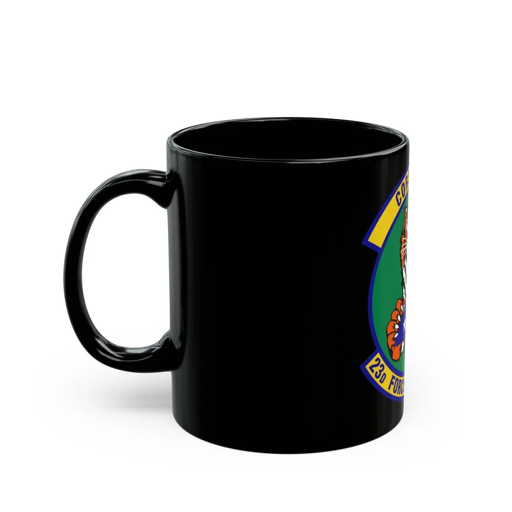 23d Force Support Squadron (U.S. Air Force) Black Coffee Mug-Go Mug Yourself