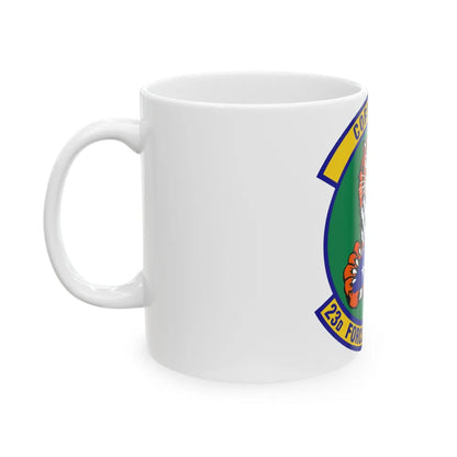 23d Force Support Squadron (U.S. Air Force) White Coffee Mug-Go Mug Yourself