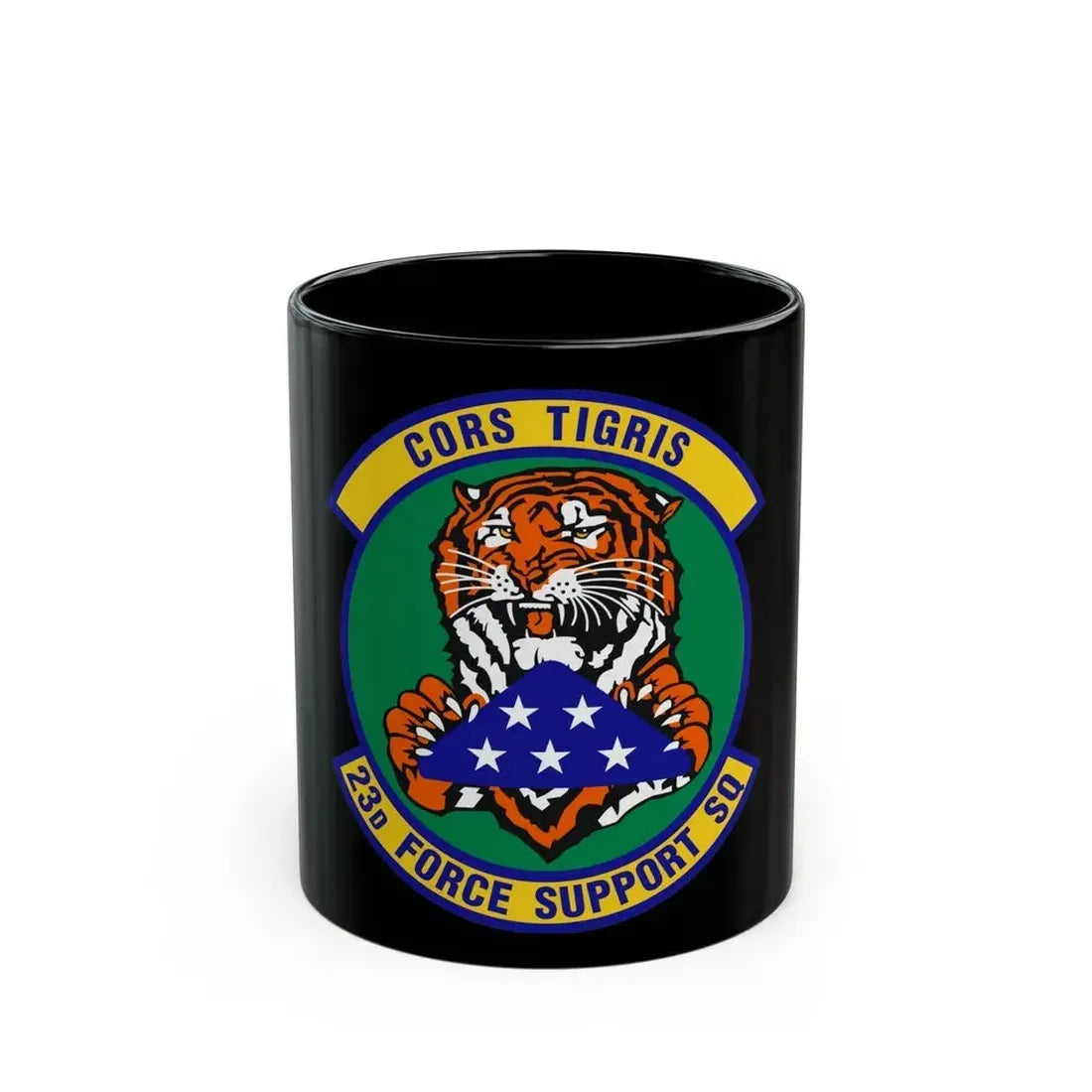 23d Force Support Squadron (U.S. Air Force) Black Coffee Mug 11oz - Go Mug Yourself